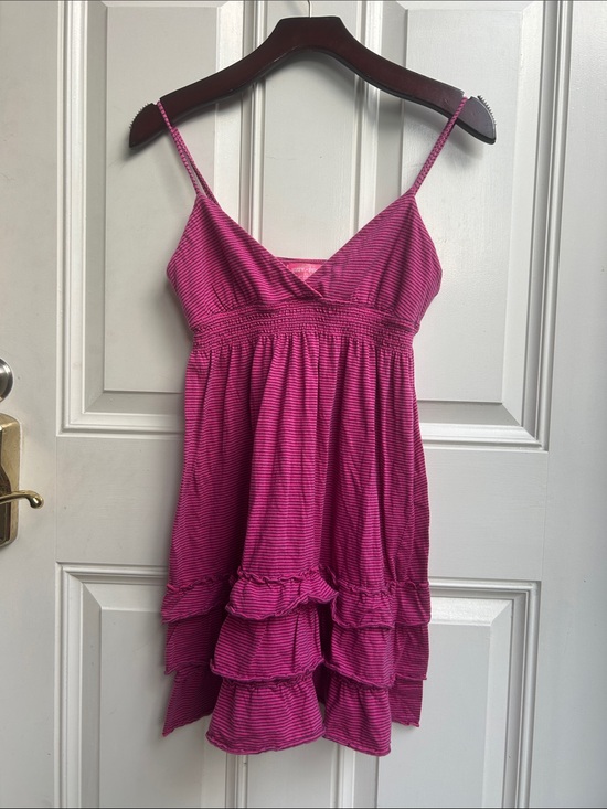 PINK Victoria's Secret Dresses & Skirts - PINK Victoria’s Secret Y2K vintage babydoll / empire waist ruffle bottom dress